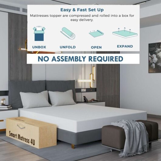 Sliding Wardrobes 4u - High Density Hard Foam Mattress Breathable Sides, Soft-Knit Cover & Supportive Base, Rolled & Boxed - Single (L190cm x W90cm x