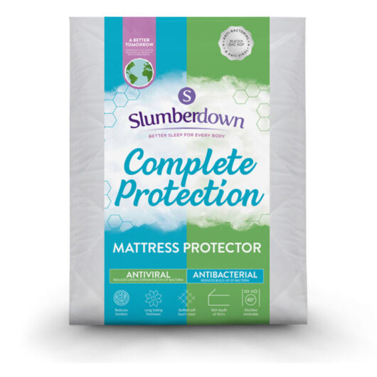 Slumberdown Complete Protection Anti Viral Mattress Protector, Double