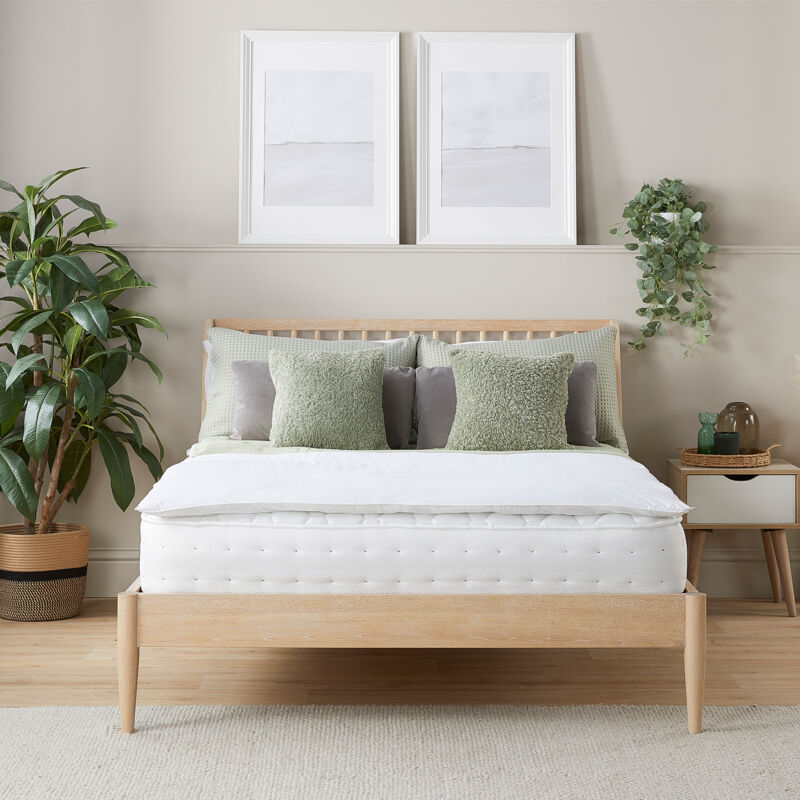Slumberdown Sleep Soundly Anti Allergy Mattress Topper, Medium Support, King