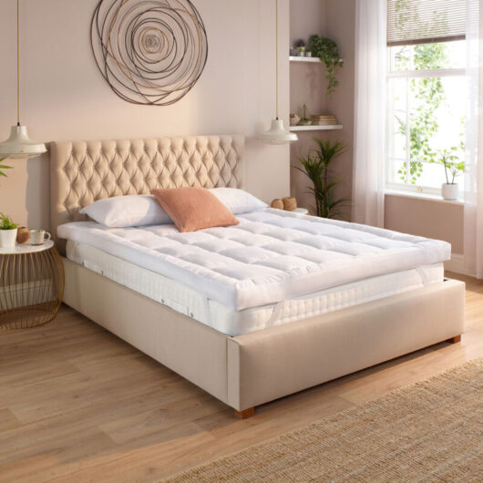 Slumberdown Sleep Soundly Climate Control Extra Deep Mattress Topper, 10cm, King