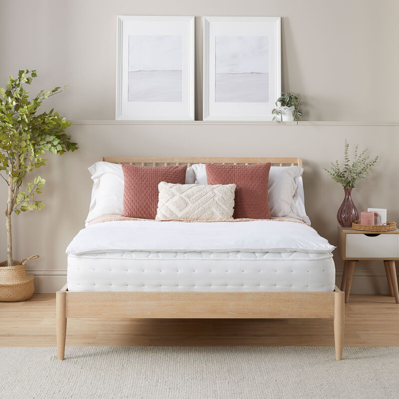Slumberdown Sleep Soundly Rebound Mattress Topper, Medium Support, Double