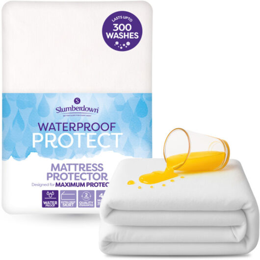 Slumberdown Waterproof Protect Mattress Protector, King