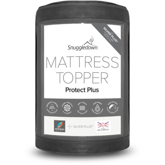 Snuggledown Airstream Protect Plus Mattress Topper, Medium Support, King