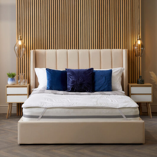 Snuggledown Luxurious Hotel Temperature Control Mattress Topper, Medium Support, Single