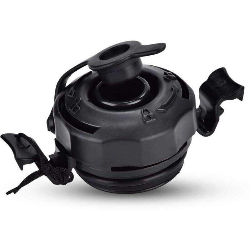 Universal 3-in-1 Air Valve, Secure Seal Air Valve Cap Replacement for Intex Air Mattress, Black Air Valve
