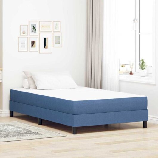 Vidaxl - Bed Mattress with Mattress Blue 120 x 200 cm Fabric