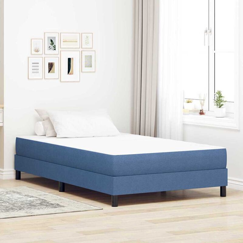 Vidaxl - Bed Mattress with Mattress Blue 120 x 200 cm Fabric
