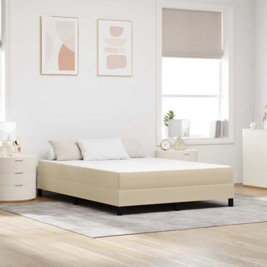 Vidaxl - Bed Mattress with Mattress Green 140 x 190 cm Fabric