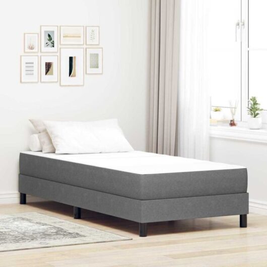 Vidaxl - Bed Mattress with Mattress Light Grey 80 x 200 cm Fabric