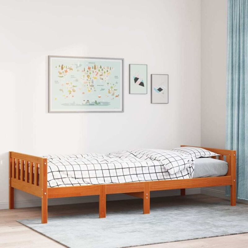 Vidaxl - Children's Bed without Mattress Wax Brown 80x200 cm Solid Wood Pine