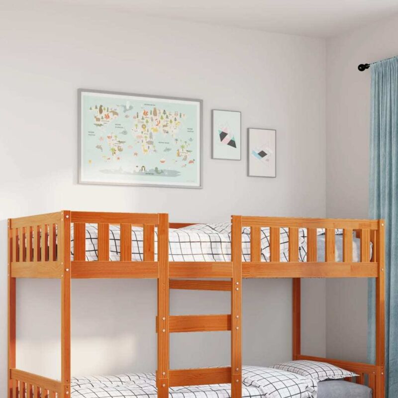 Vidaxl - Children's Bed without Mattress Wax Brown 90x200 cm Solid Wood Pine