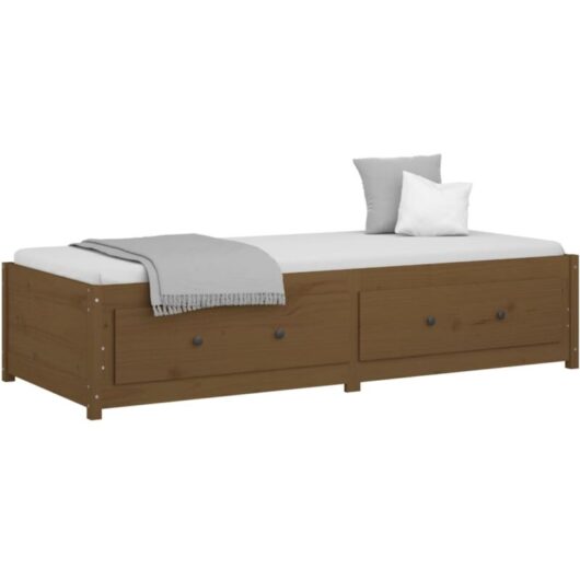 Vidaxl - Day Bed without Mattress Honey Brown 90x190 cm Single Solid Wood Pine