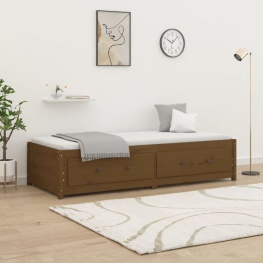 Vidaxl - Day Bed without Mattress Honey Brown 90x200 cm Solid Wood Pine