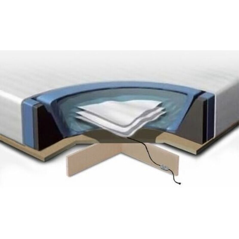Waterbed Mattress with Accessories and Platform SOLERS 180 x 200 cm (EU Super King)