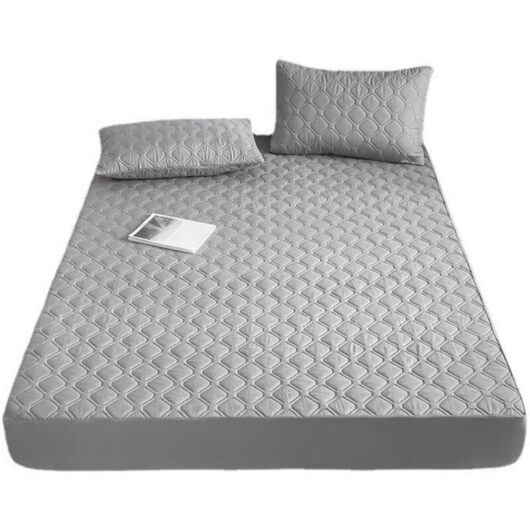 Waterproof Mattress Protector 90x200 cm - Cotton and Polyester Fitted Sheet, Dust and Urine Protection for Home and Hotel, Comfortable and Hygienic