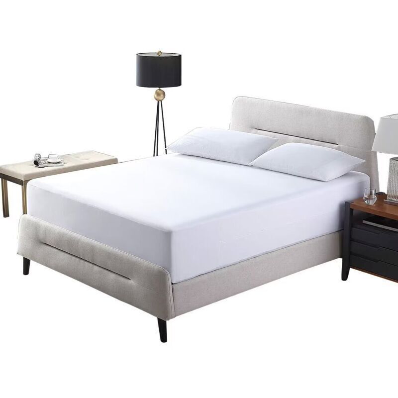 Waterproof mattress cover 80 x 200 x 30 cm, premium mattress cover, dustproof mattress cover, white
