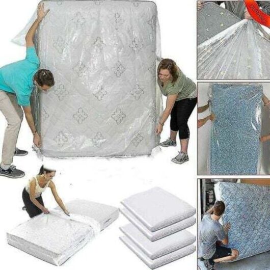 Waterproof mattress protector, mattress cover, plastic storage bag